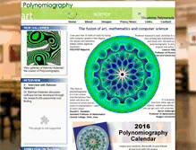 Tablet Screenshot of polynomiography.com